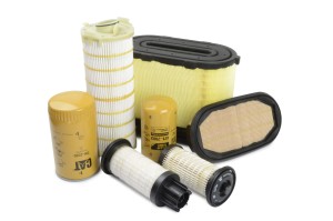 Oryginalny zestaw filtrów serwisowych do koparko-ładowarki CAT 428F, 432F