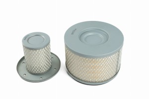 Komplet filtrów powietrza do koparko-ładowarki CAT 428, 428B