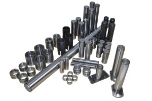 Zestaw sworzni (29 szt.) i tulei (50 szt.) ramienia ładowarki do CAT 428C, 432C