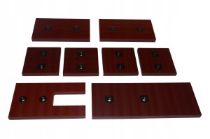 Zestaw ślizgów wysuwu ramienia CAT 428D 432D (8 szt.)